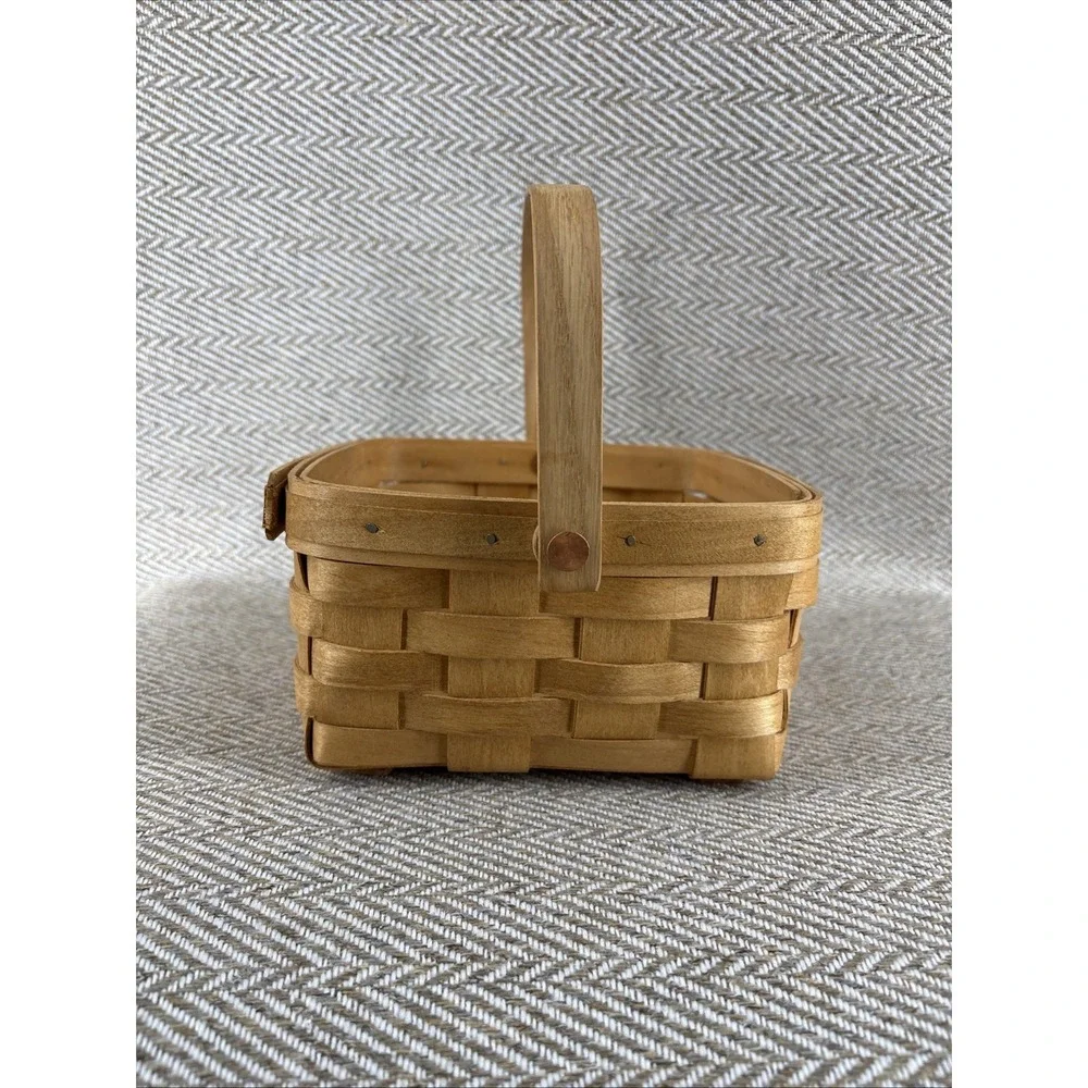 Royce Craft Swing Handle Basket Strawberry Country Troy Ohio Fulton Farms 1992